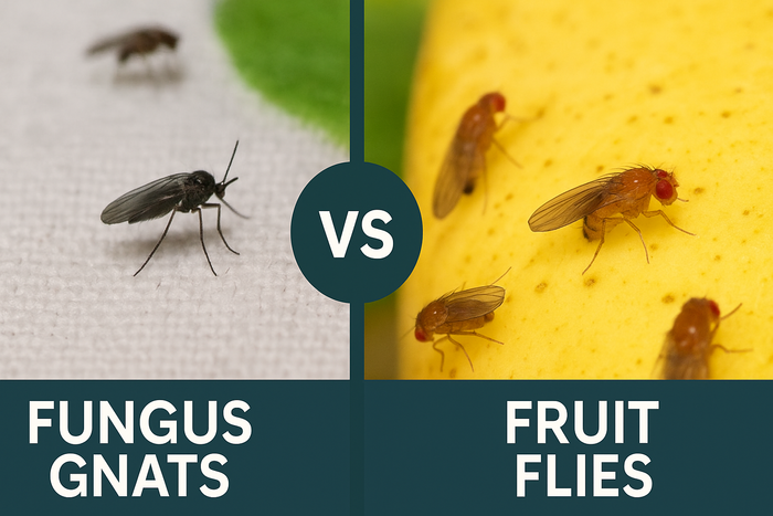 fungus gnats vs fruit flies