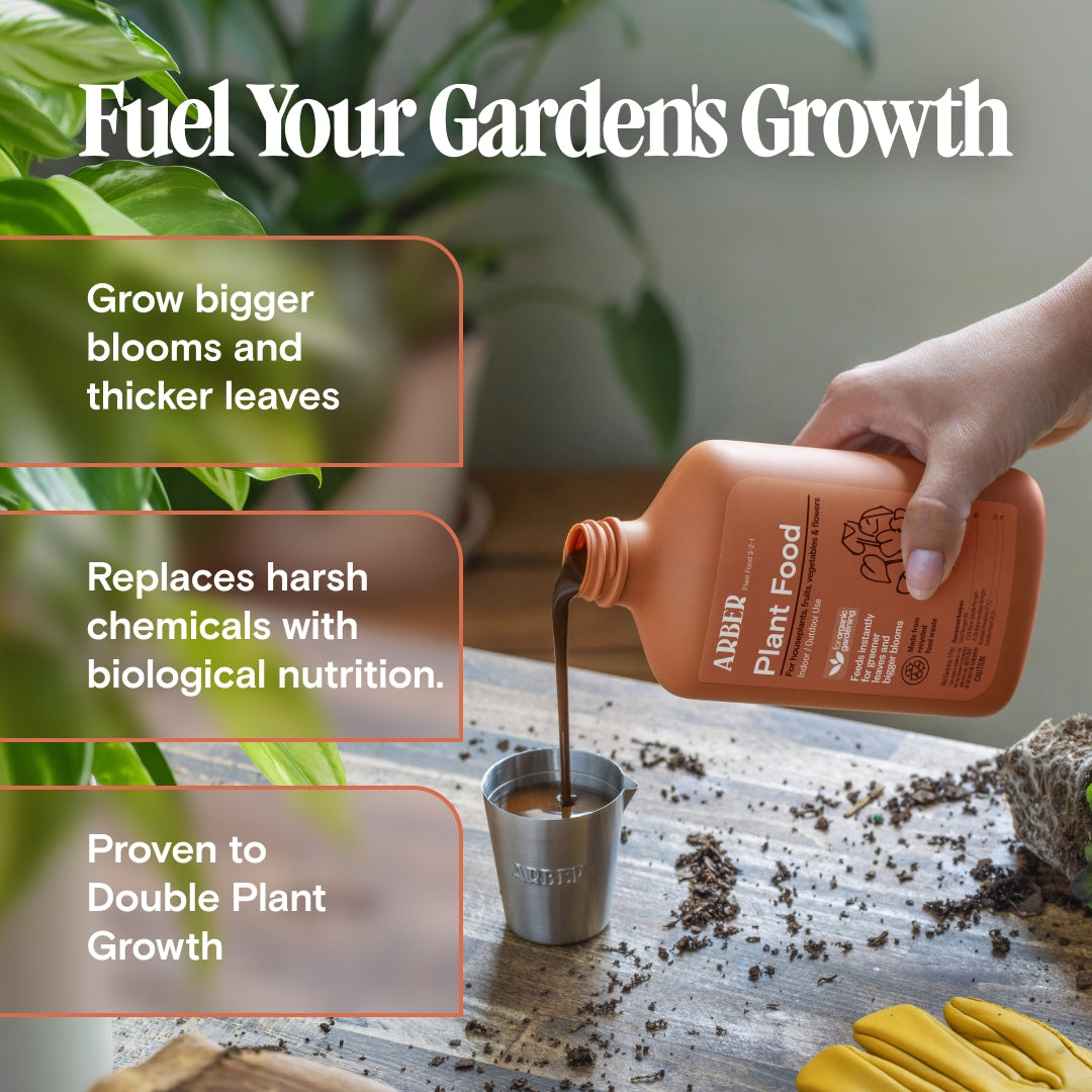 <h2>Fuel Your Garden's Growth</h2>

Grow bigger blooms and thicker leaves.

Replaces harsh chemicals with biological nutrition.

Proven to Double Plant Growth
