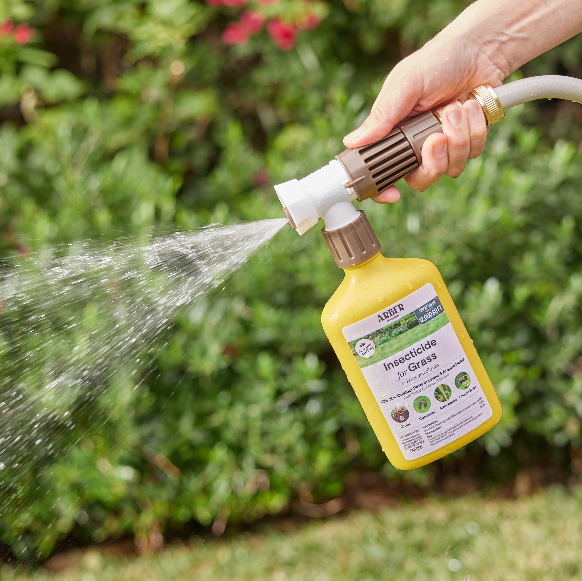 garden sprays for bugs Organic Insecticide for Grass, Trees & Shrubs – Arber