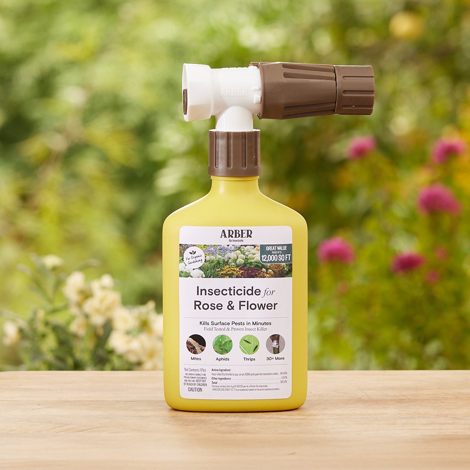 organic garden spray for aphids Organic Insecticide for Rose & Flower – Arber
